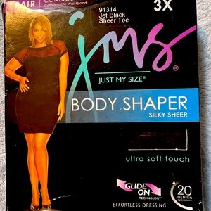 Just My Size Body BOD Shaper Silky Sheer Panty Hose